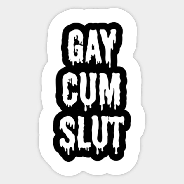 Gay Cum Slut Sticker by QCult